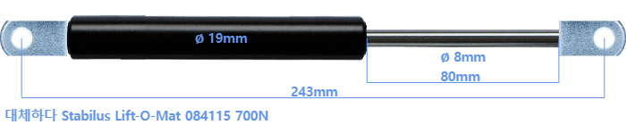 Stabilus Lift-O-Mat 084115