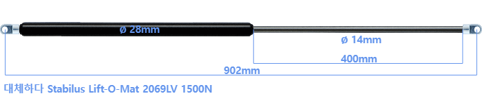 Stabilus Lift-O-Mat 2069LV