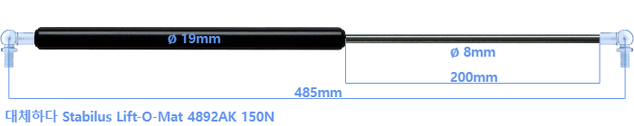 Stabilus Lift-O-Mat 4892AK